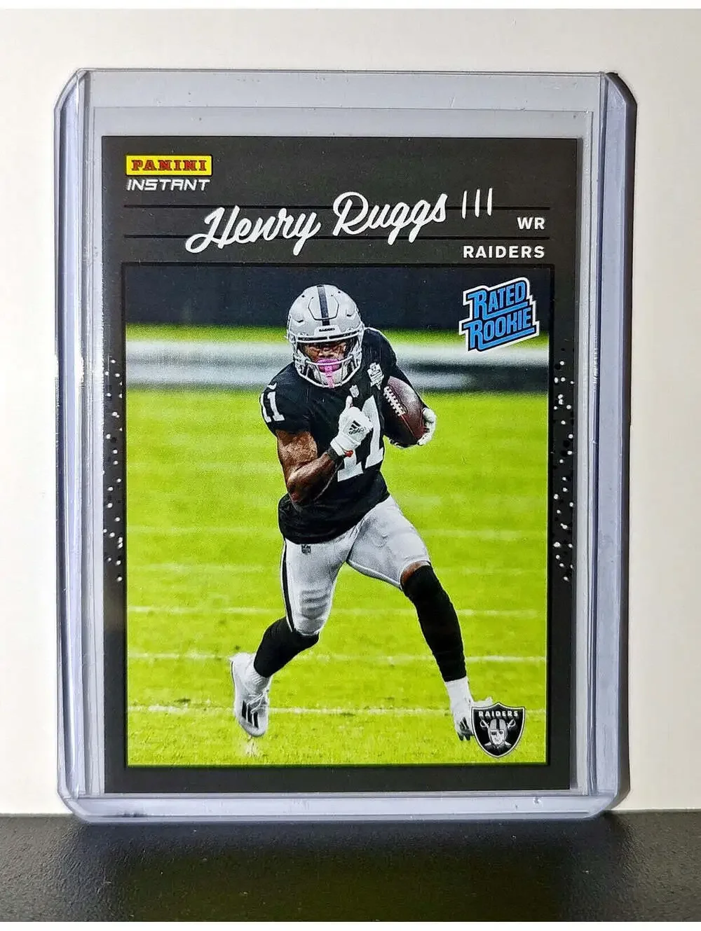 Henry Ruggs III Rookie 2020 Panini NFL #5 Rated Rookie Card Las Vegas Raiders